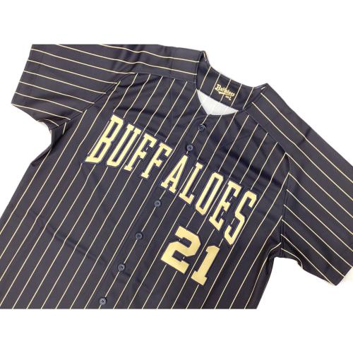 オリックス・バファローズ 2024シーズンサード ハイクオリティレプリカ 応援グッズ 山﨑颯一郎【21】 SIZE L ブラック×ゴールド