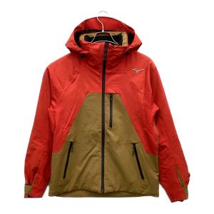 MIZUNO (ミズノ) オールマウンテンLTパーカ スキーウェア(ジャケット) Z2ME1330 21-22モデル SIZE M レッド×コヨーテ