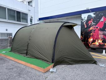 MINIMAL WORKS (ミニマルワークス) シェルター V HOUSE L(ブイハウスエル) 約700×305×205cm オリーブ