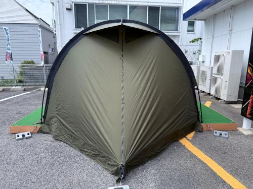 MINIMAL WORKS (ミニマルワークス) シェルター V HOUSE L(ブイハウスエル) 約700×305×205cm オリーブ