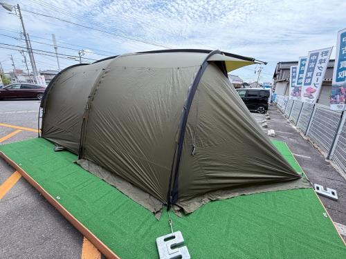 MINIMAL WORKS (ミニマルワークス) シェルター V HOUSE L(ブイハウスエル) 約700×305×205cm オリーブ