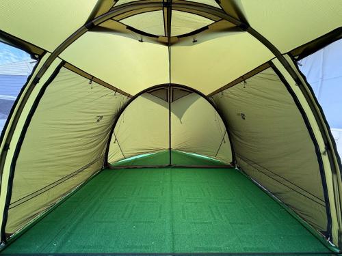 MINIMAL WORKS (ミニマルワークス) シェルター V HOUSE L(ブイハウスエル) 約700×305×205cm オリーブ