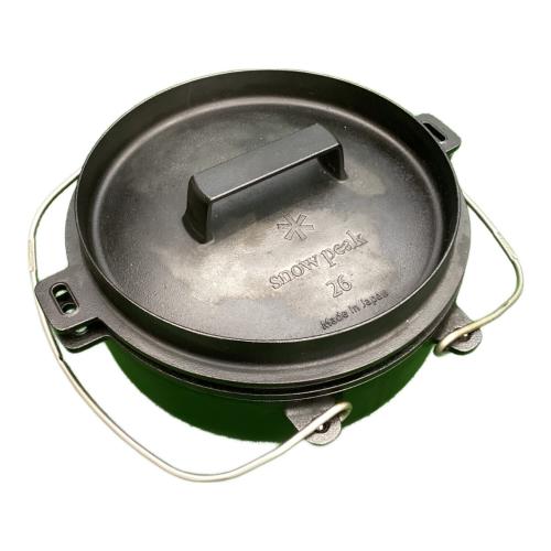Snow peak (スノーピーク) 和鉄ダッチオーブン 26 ダッチオーブン CS-520 IH対応
