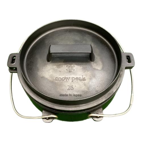 Snow peak (スノーピーク) 和鉄ダッチオーブン 26 ダッチオーブン CS-520 IH対応