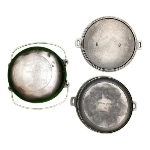 Snow peak (スノーピーク) 和鉄ダッチオーブン 26 ダッチオーブン CS-520 IH対応