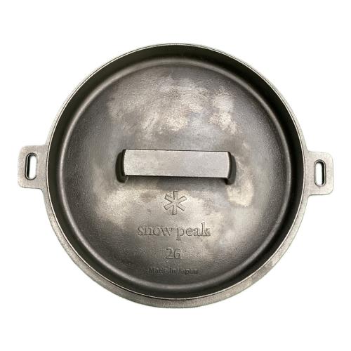 Snow peak (スノーピーク) 和鉄ダッチオーブン 26 ダッチオーブン CS-520 IH対応