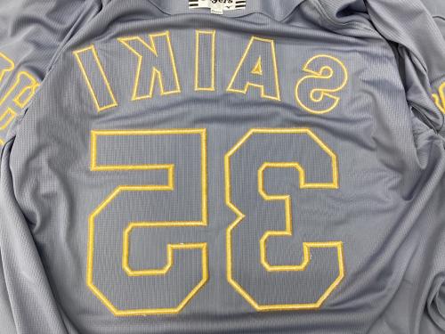 阪神タイガース (ハンシンタイガース) 応援グッズ SIZE O ライトグレー