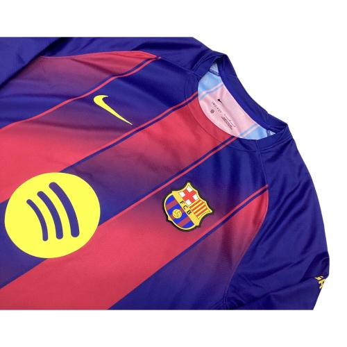 FCバルセロナ (エフシーバルセロナ) 長袖(サポーター着用) サッカーユニフォーム SIZE L