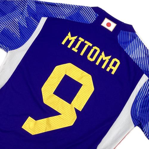 日本代表 (ニホンダイヒョウ) サッカーユニフォーム 2022年ホーム 2022年カタールW杯着用 レプリカ SIZE M ブルー