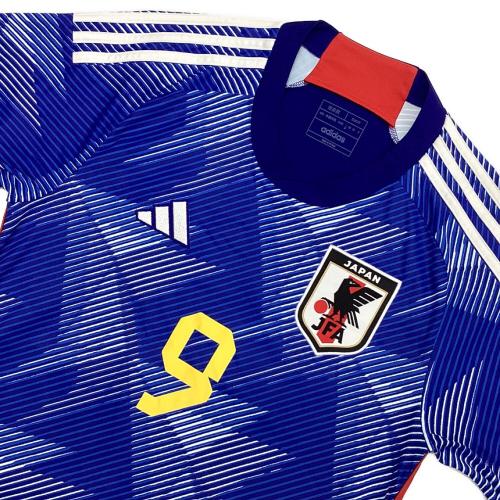 日本代表 (ニホンダイヒョウ) サッカーユニフォーム 2022年ホーム 2022年カタールW杯着用 レプリカ SIZE M ブルー