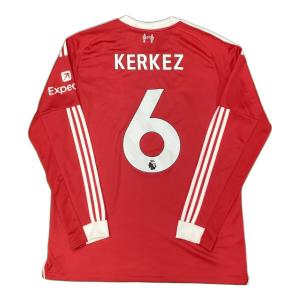 リヴァプールFC レプリカ（長袖） サッカーユニフォーム ミロシュ・ケルケズ【6】25/26シーズンホーム レッド SIZE 2XL