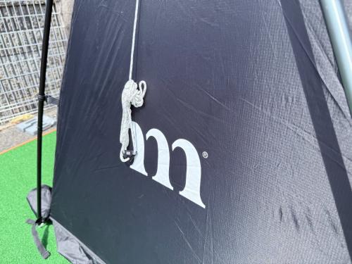 MURACO (ムラコ) ツールームテント シートヨゴレ・スカートキズ有 ブラック ZIZ TENT SHELTER