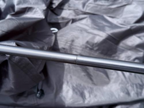 MURACO (ムラコ) ツールームテント シートヨゴレ・スカートキズ有 ブラック ZIZ TENT SHELTER