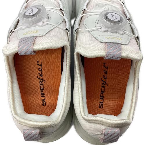 ECCO (エコー) BOA ゴルフシューズ EG130404 バイオム C4 hybrid BOA 2024年モデル レディース SIZE 24.5cm ホワイト