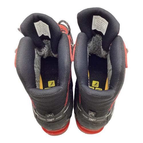 SALEWA (サレワ) クロウGTX ハイカット(ハードソール) トレッキングシューズ 61328 メンズ SIZE 26cm ブラック×レッド