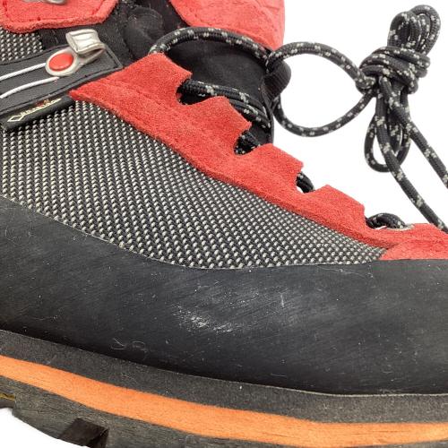 SALEWA (サレワ) クロウGTX ハイカット(ハードソール) トレッキングシューズ 61328 メンズ SIZE 26cm ブラック×レッド