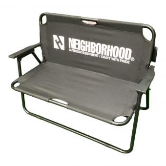 NEIGHBORHOOD (ネイバーフッド) アウトドアチェア ブラック フォールディングソファ