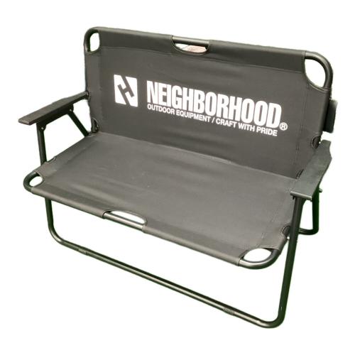 NEIGHBORHOOD (ネイバーフッド) アウトドアチェア ブラック フォールディングソファ