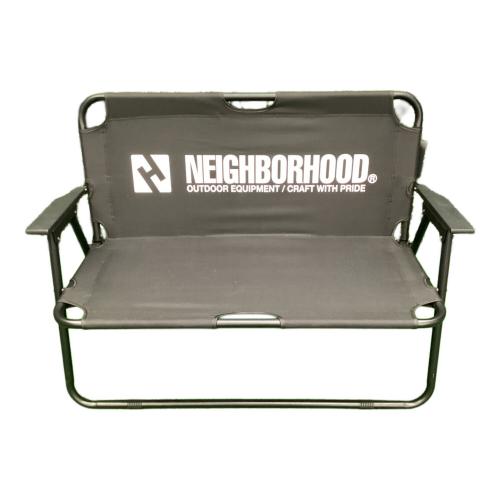 NEIGHBORHOOD (ネイバーフッド) アウトドアチェア ブラック フォールディングソファ