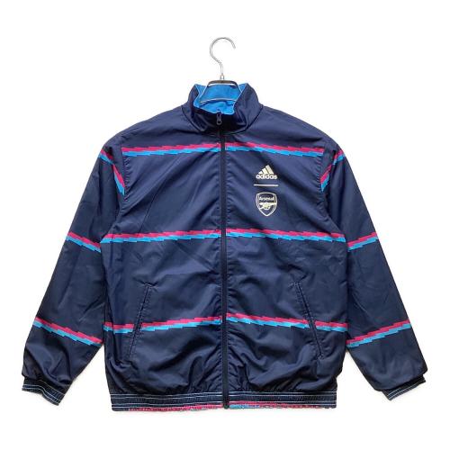 アーセナルFC 22/23シーズンアンセムジャケット サッカーウェア(トップス) リバーシブル仕様 ネイビーxスカイブルー レディース SIZE 2XL