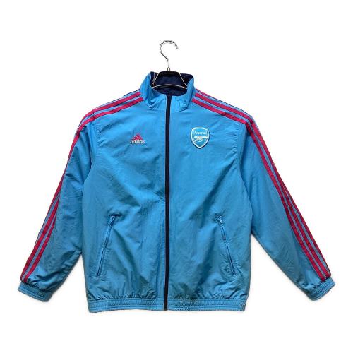 アーセナルFC 22/23シーズンアンセムジャケット サッカーウェア(トップス) リバーシブル仕様 ネイビーxスカイブルー レディース SIZE 2XL
