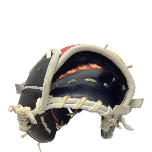 ZETT (ゼット) PROSTATUS ORDER 軟式グローブ BRG PRO オーダーグラブ ケース付 約28cm レッドxブラック