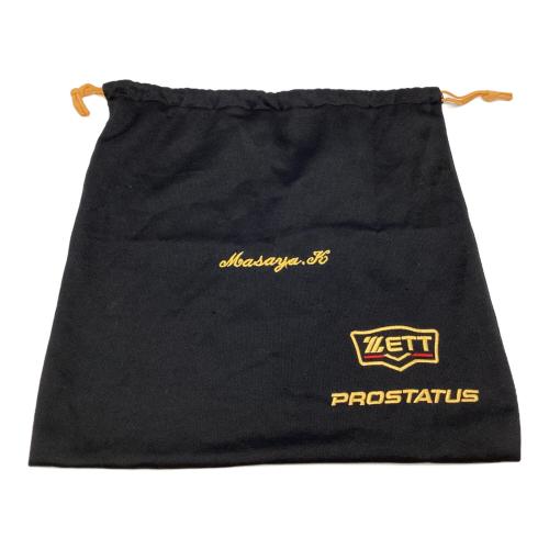 ZETT (ゼット) PROSTATUS ORDER 軟式グローブ BRG PRO オーダーグラブ ケース付 約28cm レッドxブラック