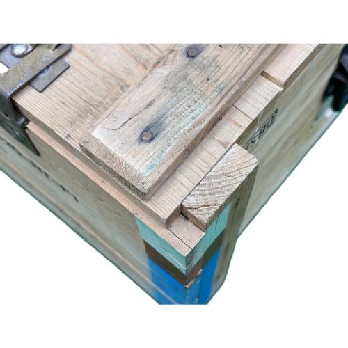 収納ケース フランス軍 推定1988年製造 軍用弾薬木箱(22mm機関砲弾用)