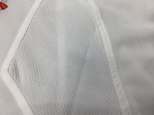 スペイン代表 (スペインダイヒョウ) 2000年サード サッカーユニフォーム ホワイト×レッド @ SIZE O