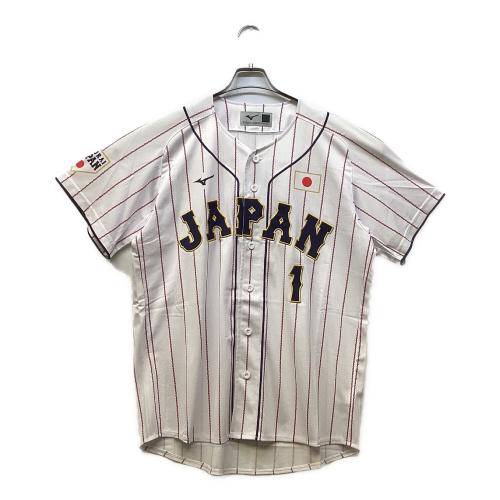 日本代表(侍ジャパン) (ニホンダイヒョウ(サムライジャパン)) 2022年モデル(ホーム) 応援グッズ 森下翔太【1】 SIZE L ホワイト