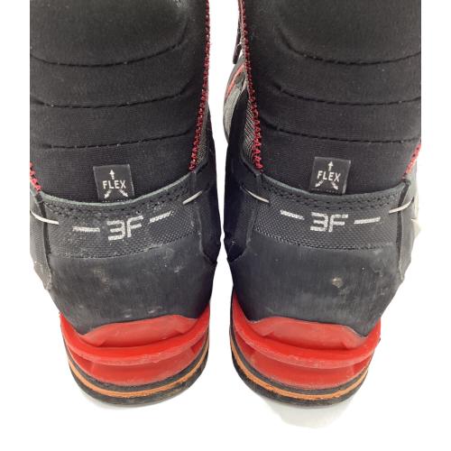 SALEWA (サレワ) クロウ GTX ハイカット(ハードソール) トレッキングシューズ 61328 メンズ 約27～27.5cm ブラック×レッド