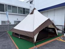 OGAWA (オガワ) モノポールテント 2785 PVCシートヨゴレ・ポール若干のキズ有 グロッケ12T/C