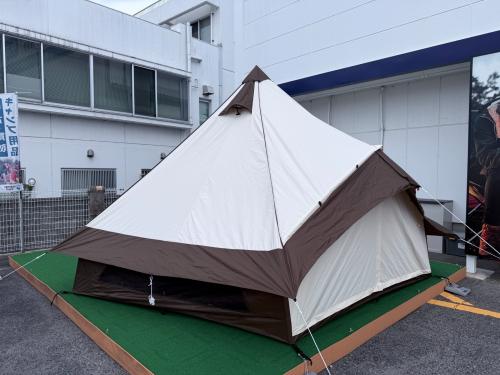 OGAWA (オガワ) モノポールテント 2785 PVCシートヨゴレ・ポール若干のキズ有 グロッケ12T/C