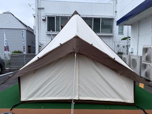 OGAWA (オガワ) モノポールテント 2785 PVCシートヨゴレ・ポール若干のキズ有 グロッケ12T/C
