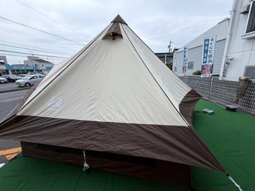 OGAWA (オガワ) モノポールテント 2785 PVCシートヨゴレ・ポール若干のキズ有 グロッケ12T/C