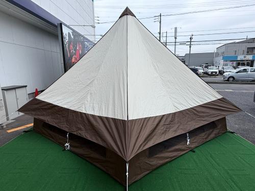 OGAWA (オガワ) モノポールテント 2785 PVCシートヨゴレ・ポール若干のキズ有 グロッケ12T/C