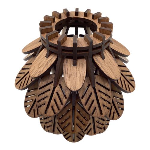 WHAT WE WANT (ワットウィーウォント) ランタンアクセサリー WW(ウォールナット) KUMIKOSHADE TYPE1