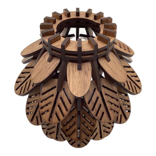 WHAT WE WANT (ワットウィーウォント) ランタンアクセサリー WW(ウォールナット) KUMIKOSHADE TYPE1