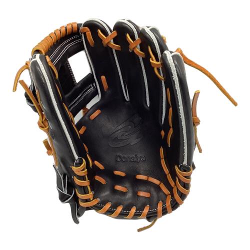 Donaiya (ドナイヤ) 軟式グローブ DJNIMSBT 山田哲人選手モデル BlackSeries(限定モデル) ケース付 サイズ4（約27.5cm） ブラック