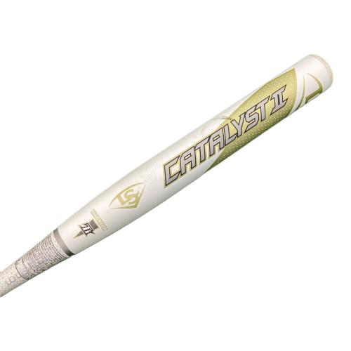 LOUISVILLE SLUGGER (ルイスビルスラッガー) CATALYSTⅡ ソフトボール用バット WTLJGS19T 3号球用（ゴムボール用）ケース付 84cm ホワイト