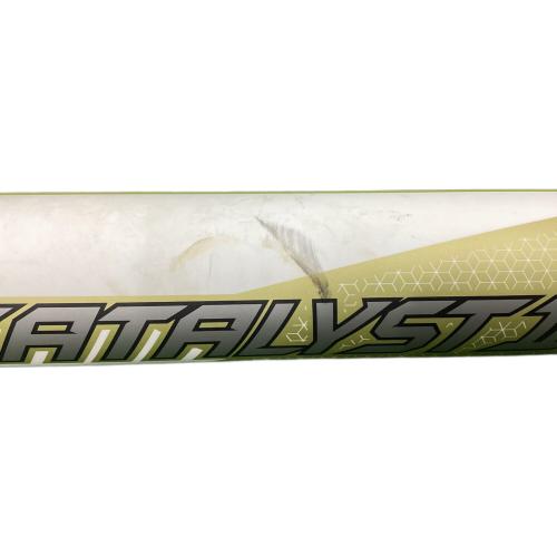 LOUISVILLE SLUGGER (ルイスビルスラッガー) CATALYSTⅡ ソフトボール用バット WTLJGS19T 3号球用（ゴムボール用）ケース付 84cm ホワイト