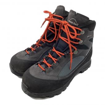 mont-bell (モンベル) アルパインクルーザー 1000 ワイド ハイカット(ハードソール) トレッキングシューズ 1129722 メンズ SIZE 25.5cm ブラックxグレー