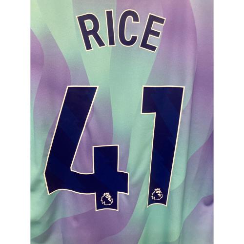 アーセナルFC デクラン・ライス【41】サッカーユニフォーム レプリカ 24-25シーズンサード メンズ SIZE 4XL