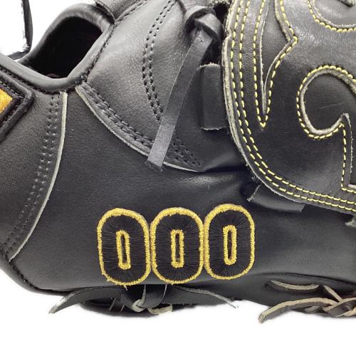 MIZUNO (ミズノ) Mizuno Pro ORDER 硬式グローブ ビッグMロゴ オーダーグラブ ナンバーワッペン付(000) 約29cm ブラック