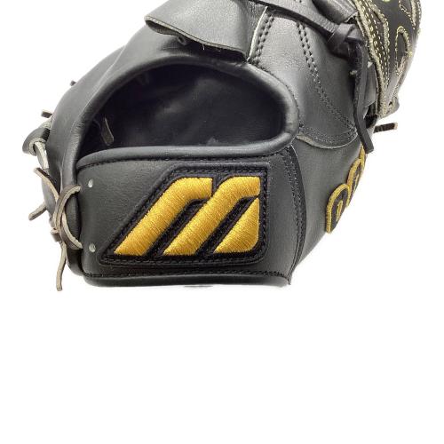 MIZUNO (ミズノ) Mizuno Pro ORDER 硬式グローブ ビッグMロゴ オーダーグラブ ナンバーワッペン付(000) 約29cm ブラック