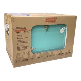Coleman (コールマン) 60TH アニバーサリースチールベルトクーラー クーラーボックス 3000003739 クーラー販売60周年記念モデル 54QT（約51.1L） ターコイズ