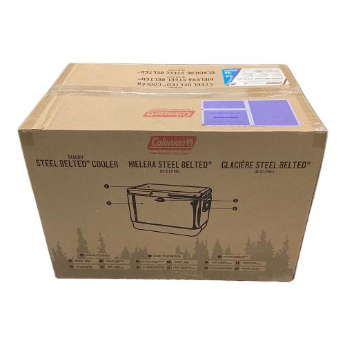Coleman (コールマン) 60TH アニバーサリースチールベルトクーラー クーラーボックス 3000003739 クーラー販売60周年記念モデル 54QT（約51.1L） ターコイズ