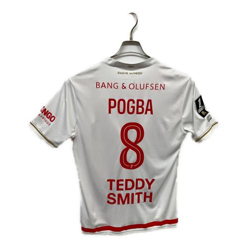 ASモナコ (エーエスモナコ) ポール・ポグバ【8】サッカーユニフォーム レプリカ 25/26シーズンホーム SIZE M レッド×ホワイト
