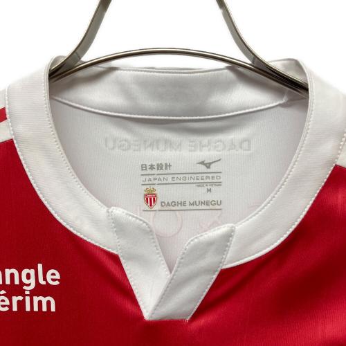 ASモナコ (エーエスモナコ) ポール・ポグバ【8】サッカーユニフォーム レプリカ 25/26シーズンホーム SIZE M レッド×ホワイト