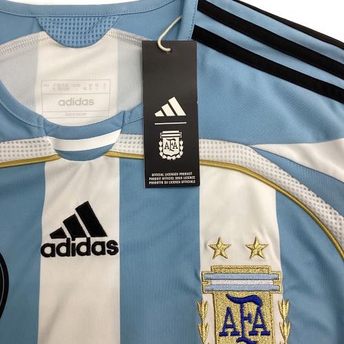 アルゼンチン代表 (アルゼンチンダイヒョウ) サッカーユニフォーム JN3708 2006年ホーム 復刻 メンズ SIZE 2XL ホワイト×スカイブルー